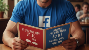 template spoofing featured: Facebook facing different pricing for national and international otps