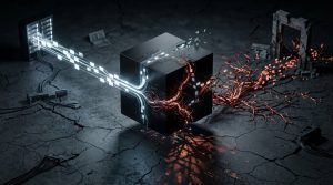 A2P Messaging Black Box - dark cube