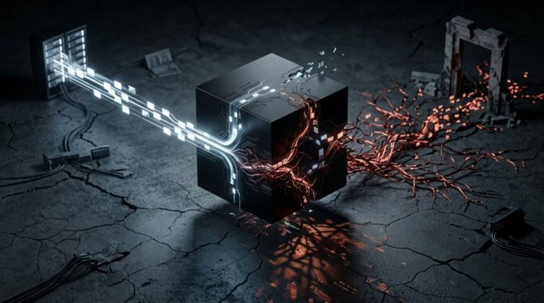 A2P Messaging Black Box - dark cube